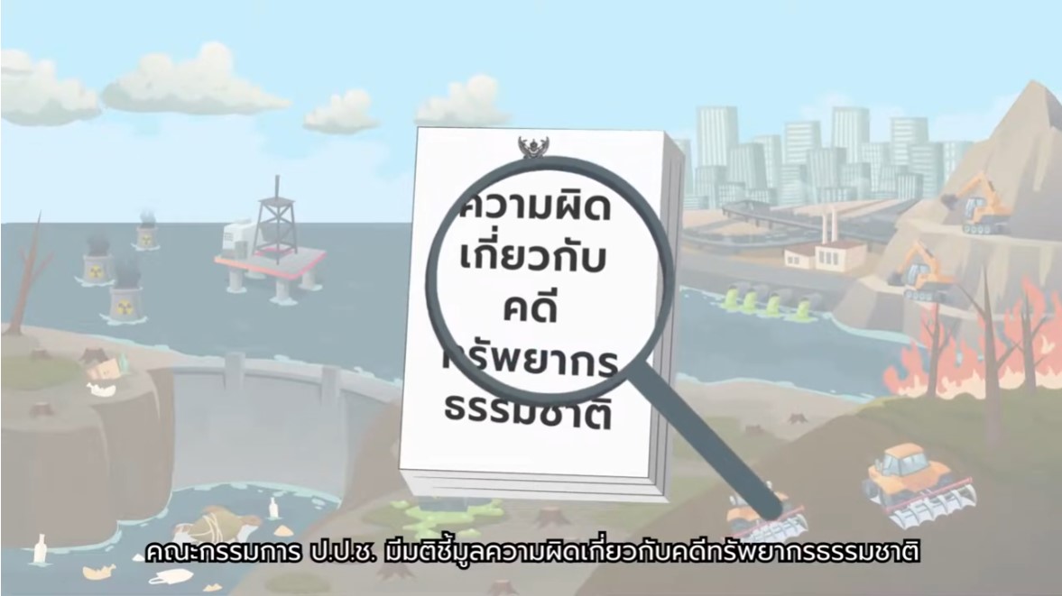 Motion graphic ผลการศึกษาประเด็นการทุจริต ตามโครงการ TaC Team กรณีศึกษาการประกอบกิจการดูดทราย