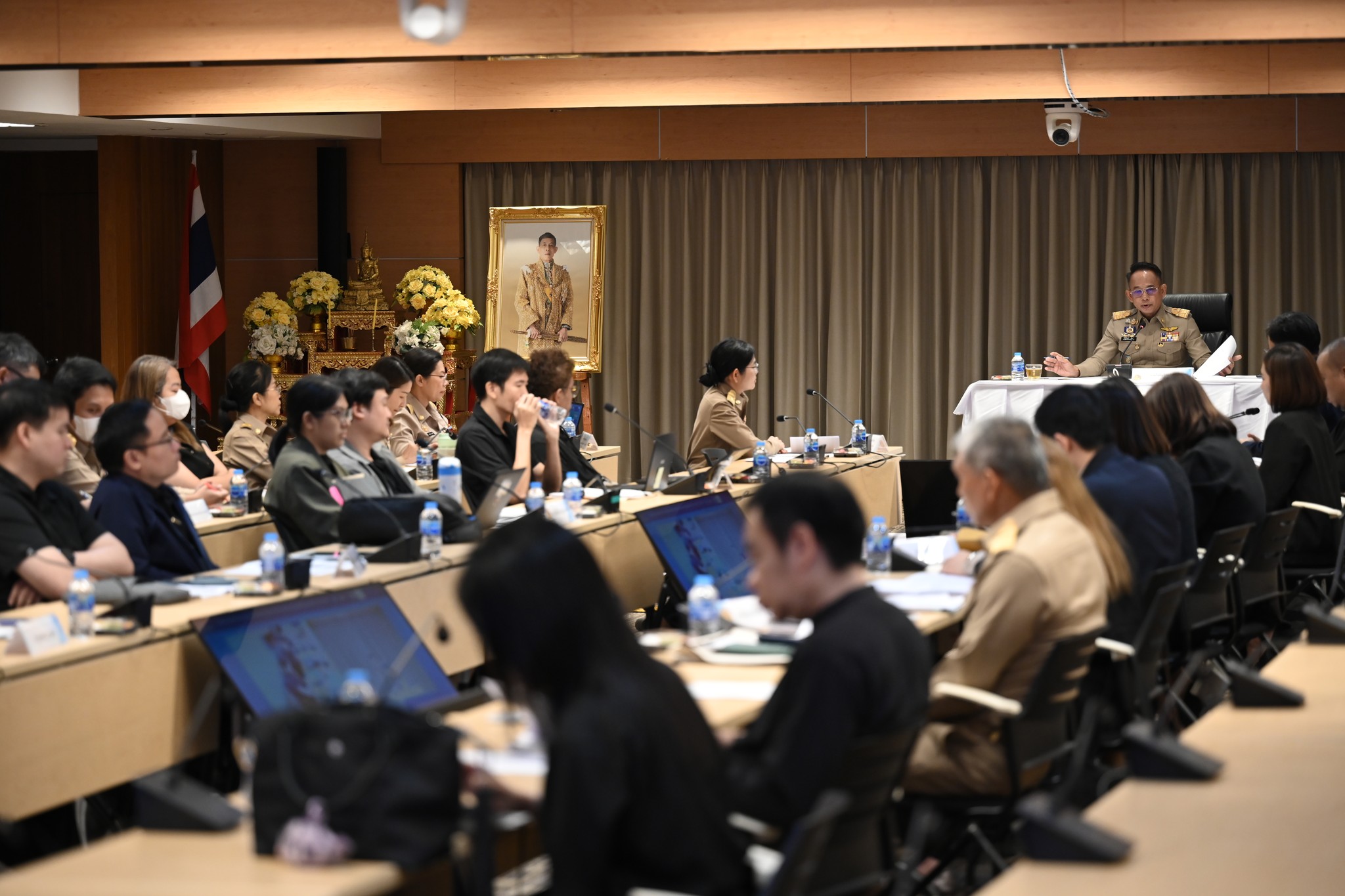 ประชุมตรวจสอบ เร่งรัด ติดตามการดำเนินการเกี่ยวกับข้อร้องเรียนทุจริตและประพฤติมิชอบ และเสริมสร้างศักยภาพการปฏิบัติงานป้องกันและปราบปรามการทุจริตและประพฤติมิชอบของเครือข่าย ศปท.